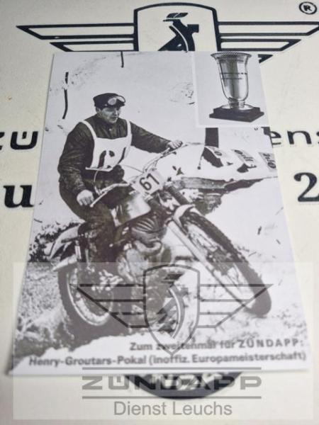 Repro Postkarte " Gustav Franke " 1966 - Henry-Groutars-Pokal